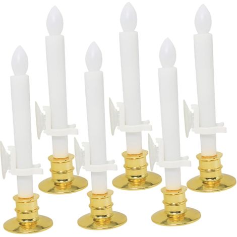 6pièces Bougie De Noël sans Flamme LED Réaliste pour (1/5)
