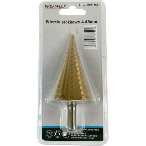 Stufenbohrer silver ex11301 4 bis 45 mm robust vielseitig