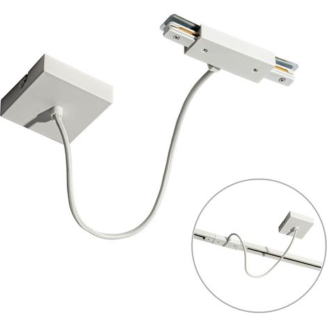 QAZQA iconic - - Acciaio,Plastico,Metallo - Bianco - Quadrato Max. x Watt (1/4)