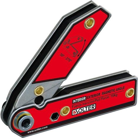 ESCUADRA MAGNET ADJ 30Âº MAS DE 270Âº - SOLTER