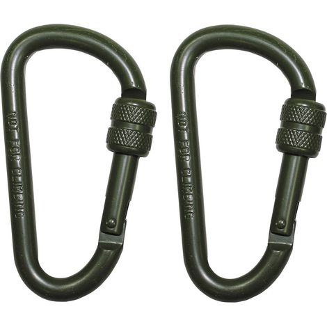 MFH - Military & Adventure 27536B Mousqueton D8x80O 8 mm x 80 mm 2 pc(s) (1/2)