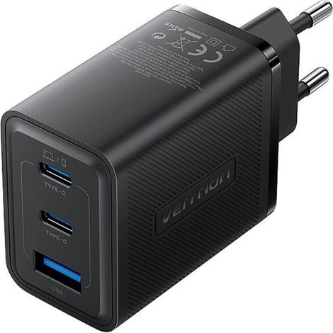 Wandladegerät 2xUSB-C, USB-A, 65W/65W/30W, GaN