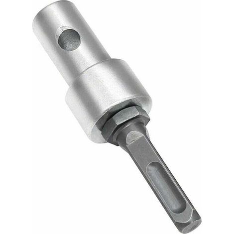 Adaptateur de perceuse à tarière de jardin, SDS Plus à filetage 1/2" (M13 x 15 mm) adaptateur de mandrin de perceuse sans clé tige ronde pour tournevis à percussion, perceuse à percussion (1/5)