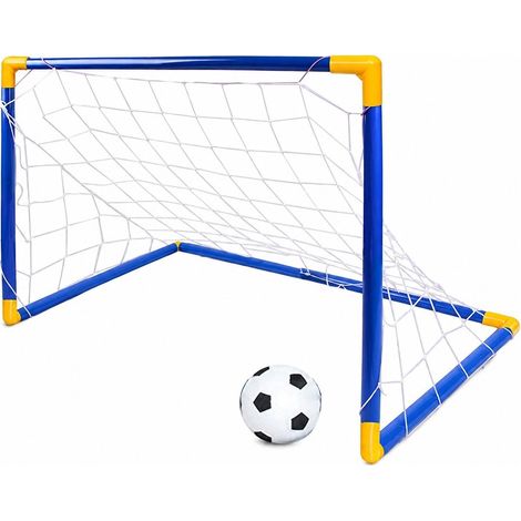 Filet de but de football pliable et portable pour enfants, entraînement dans le jardin, jeu en extérieur (1/5)