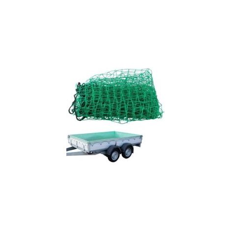 Adatta per reti di fissaggio per rimorchi, 300x200 cm, utilizzata per assicurare le merci (verde).