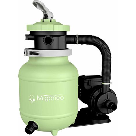 Miganeo Sandfilteranlage Dynamic 6500 Speed Clean grün 4,5 m³/h Leistung