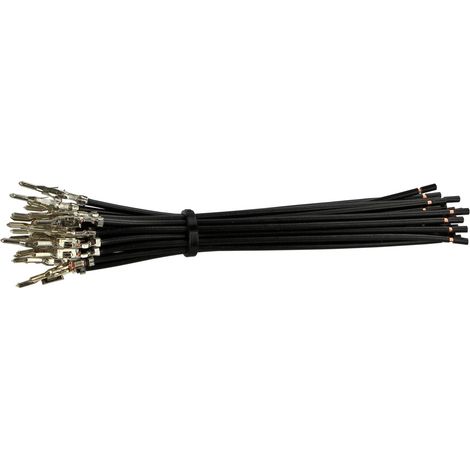 Connexion Molex Mini Fit-m- avec cable de 10 cm. noir