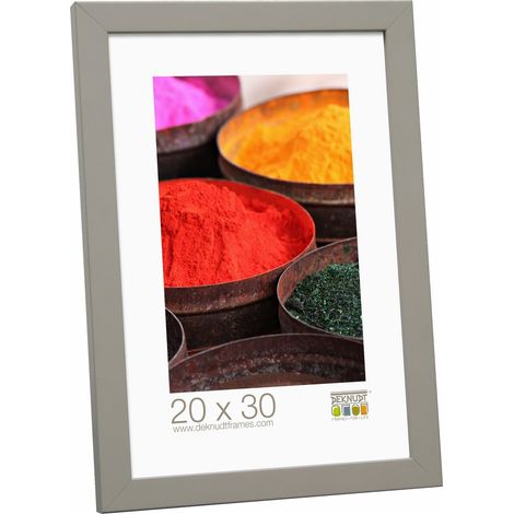 Cadre Photo Moderne Bois Gris/Beige 15 x 15 cm (1/2)