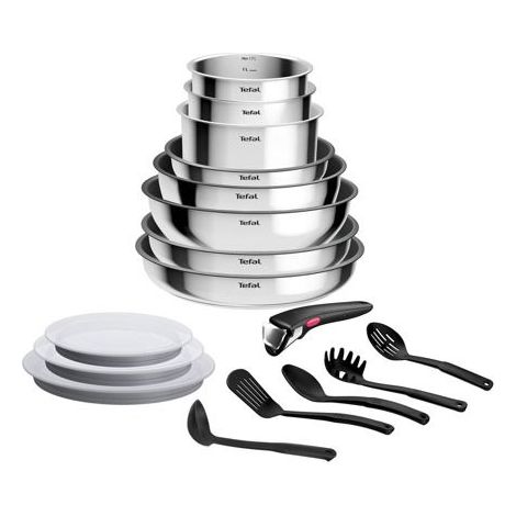 Batería de cocina Tefal Ingenio Cook Eat L881SR04 17 piezas (1/5)
