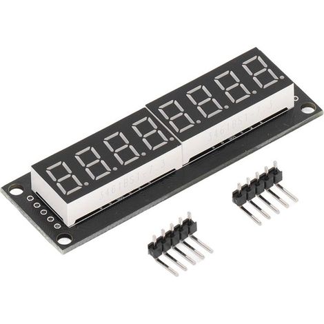 Display digitale a LED, 8 cifre, 7 segmenti decimale 0,36 pollici Tubo rosso ad alta visibilità (1/5)