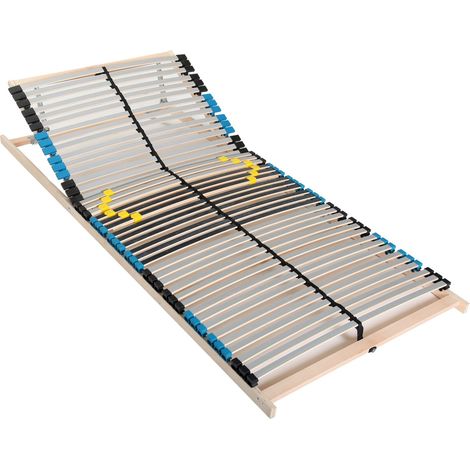 Lattenrost 140x200 Multi-verstellbarer Kopfteil, 42 Latten, 7 Zonen, Made in Germany, Belastung ca. 150Kg