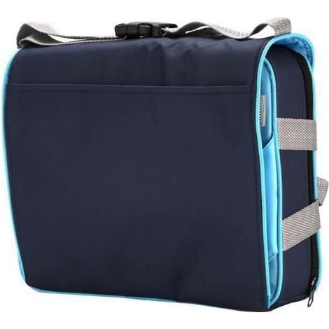 Pliant Siège Rehausseur Coussin De Chaise Haute Avec Harnais 5 Points Sécurité Pour Bébé Manger Facilement Dehors Voyage (1/4)