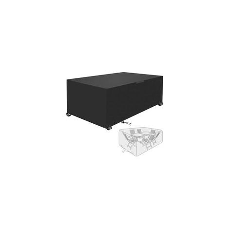Housse de protection rectangulaire étanche pour meubles de jardin – Housse d’hiver en tissu oxford pour table de jardin et ensemble de chaises (170 × 94 × 70 cm) (1/3)