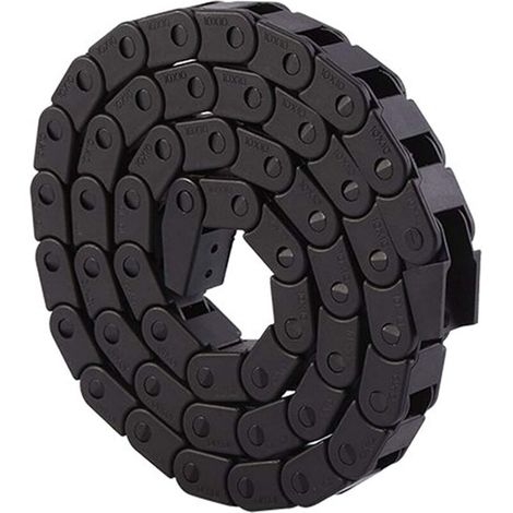 1 m chaîne Porte-Cables en Nylon chaîne de Transport Semi Fermé chaîne de Dragage 10 x 20 mm pour Imprimante 3D, Machines-Outils à Commande Numérique, équipement électronique-Fei Yu