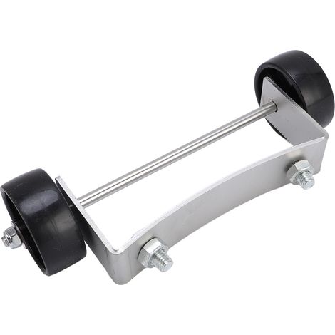 Roue pour chauffage de terrasse en acier inoxydable et plastique universel pour chauffage à gaz extérieur (1/5)