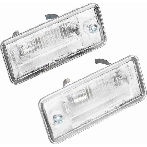 Kennzeichenbeleuchtung (Paar) 8E0807430A 8E0807430B Passend für A3 A4 A5 A6 C6 A8 D3 Q7 RS4