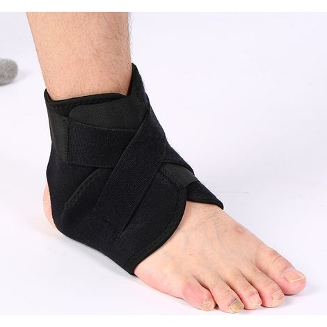 paire de supports de cheville réglables, repose-pieds avec stabilisateur, épais et respirant, protège les chevilles douloureuses ou sensibles (1/5)