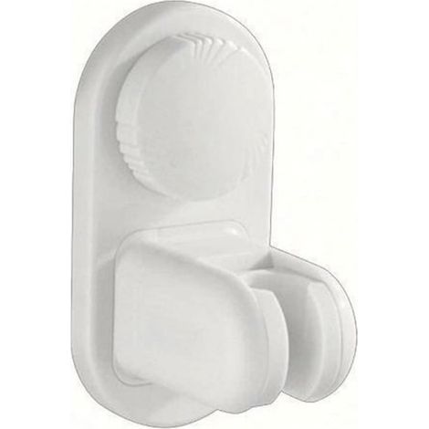 Bras de Douche Autocollant Réglable avec Support de Tête et Plaque de Base Fixe pour Salle de Bains