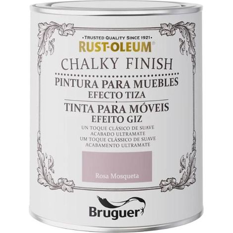 Rust-oleum chalky finish muebles rosa mosqueta 750 ml (1/7)