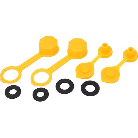 Kit de rechange pour bec verseur de bidon d'essence, bouchons et entonnoir compatibles avec la plupart des jerricans en plastique (1/5)