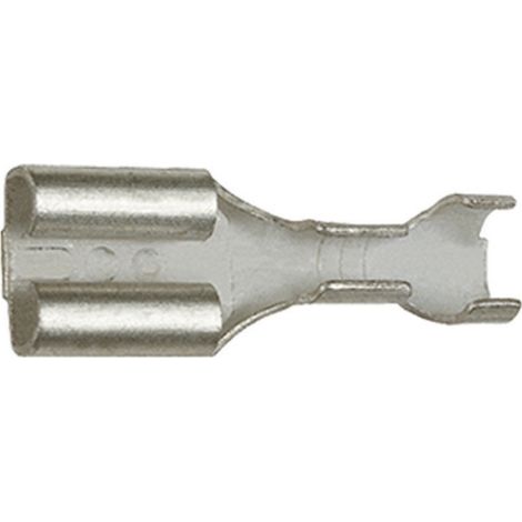 Klauke 1730 Flachsteckhülse Steckbreite: 6.3 mm Steckdicke: 0.8 mm 180 ° Unisoliert Metall 1 St.