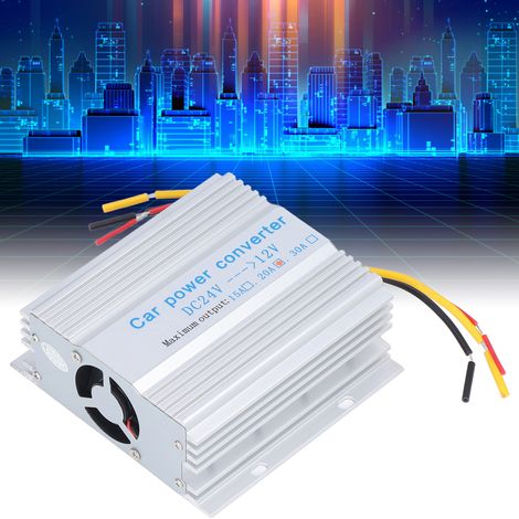 DC 24V auf DC 12V 20A Spannungsregler, Abwärtswandler, 240W Netzteil, Reduzierregler geeignet für LKWs, PKWs, Schiffe und Solaranlagen. (1/5)
