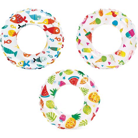 Salvagente Gonfiabile Mare Piscina Fantasia 51 cm 3 - 6 Anni Intex