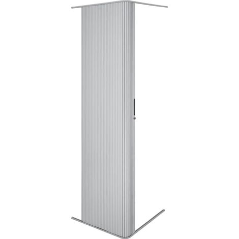 Tambour Shower Door – Silver