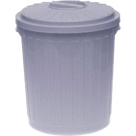 Poubelle Plastique - 7 L - Mini Poubelle Salle De Bain Cuisine Bureau - Argent - 1 Pièce (1/3)