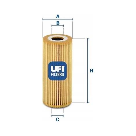 UFI 25.067.00 UFI-Ölfiltereinsatz (1/5)