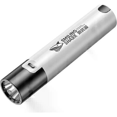 Lampe torche LED puissante et ultra-lumineuse, portable, rechargeable par USB avec batterie 18650, idéale pour le camping et les activités de plein air. (1/5)