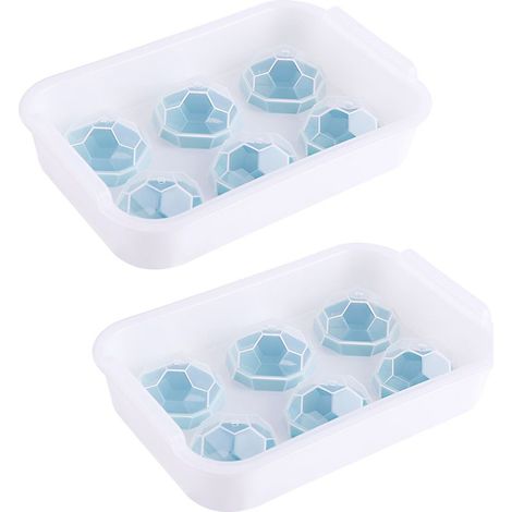 Kugelförmige Eisform – 6 Mulden – Für Cocktails und Whisky – Wiederverwendbar – Flexibles Silikon (1/5)