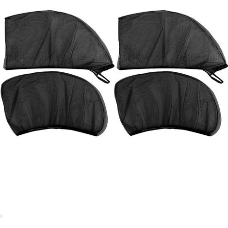 Pare-soleil pour voiture, lot de 2 pare-soleil, avec protection contre les UV et moustiquaire, adaptés aux enfants et aux animaux de compagnie, compatibles avec la plupart des modèles de voiture (1/5)