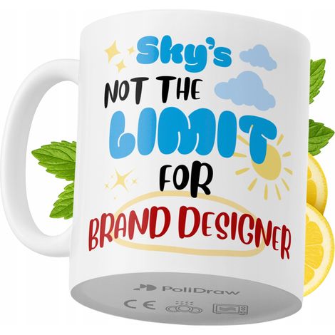 Mug design humoristique pour un créateur de marque, avec un texte amusant et un graphisme original. Idéal pour les anniversaires, les fêtes et les occasions spéciales. Mug premium pour la maison, le b