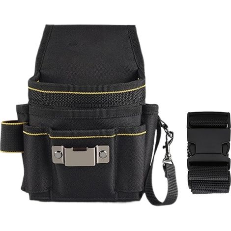 Werkzeugtasche für Gürtel – Bautasche, Schnellverschluss, kompakt, Mehrzweck, reißfest, Elektriker-Holster für Elektroarbeiten, Landschaftsbau (1/5)