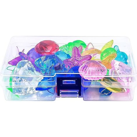26 Pieces Diving Gems for Swimming Pool Summer Diving Ocean Theme Gemstone Set for Boys Girls Underwater Swimming Diving Rock Throw (1/5)