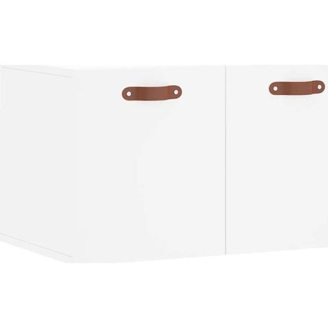 Maison Exclusive - Mobile a Parete Bianco 60x36,5x35 cm in Legno Multistrato