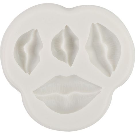 1 Moule à gâteau silicone,lèvres,motif dessin animé,réutilisable,pâtisserie,fête anniversaire (1/5)