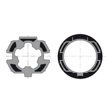 Somfy – 9410400 – Tube Zf64 Medium Gb/100 pour motorisation de volet – Alimentation électrique 230V – Matériaux résistants aux intempéries