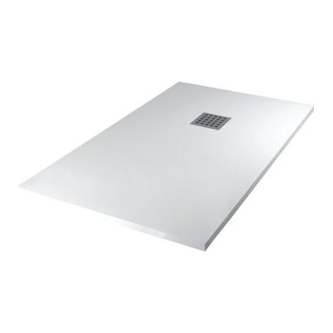 Receveur de douche résine de synthèse Mina blanc 80x140 (1/2)