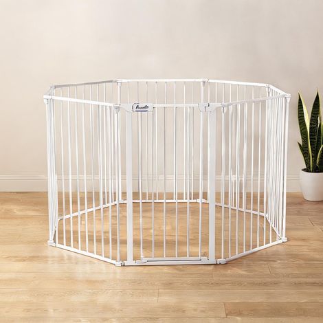 Barrière pour chien blanco en acero Plástico 154 x 154 x 90 cm (1/5)