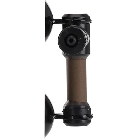 Accessoires pour aquarium : atomiseur de CO2 simple, en plastique noir, pour raffineur de dioxyde de carbone. Tube en céramique de précision. (1/5)