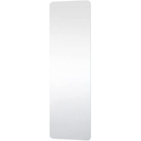 Miroir auto-adhésif facile à enlever, feuille de miroir en résine PET résistante aux chocs, miroir de sécurité mural pour décoration intérieure (H 150 x L 50 cm) (1/5)