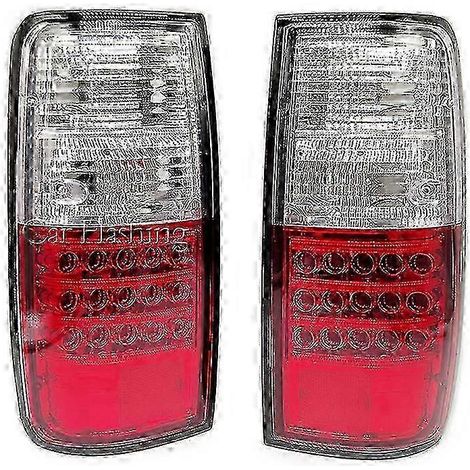 Compatible avec Land Cruiser LC80 FJ80 4500 Feu arrière LED Feu stop dominant Rouge et blanc (1/5)
