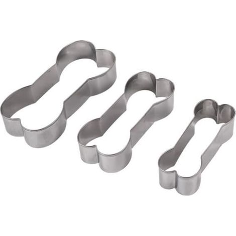 Emporte-pièces,3PCS emporte-pièces « os » en 3 tailles différentes,Emporte Piece Patisserie en Inox,pour biscuits,pâtisserie (1/4)