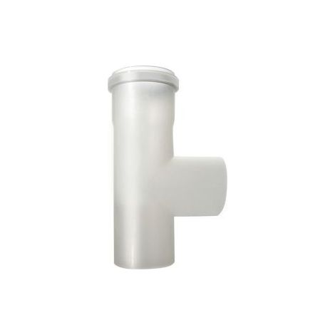 RACCORDO MONO-PARETE A TEE IN PPs LINEA CONDENSAZIONE  ø 80 mm STABILE