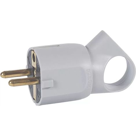 Legrand STECKER MIT ABZUG GRAU (050324) (1/2)