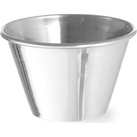 Ciotoline in acciaio inox per salse e intingoli, diametro 62 mm, confezione da 12 pezzi, 70 ml - Hendi 400029