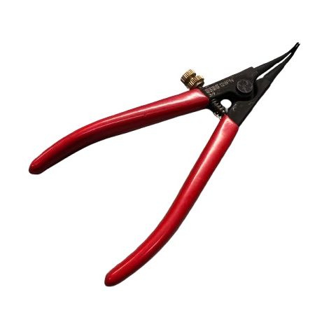 USAG 128 PN Pinze a becchi piegati a 90° per anelli elastici esterni seeger - Capacità: 3÷9 mm