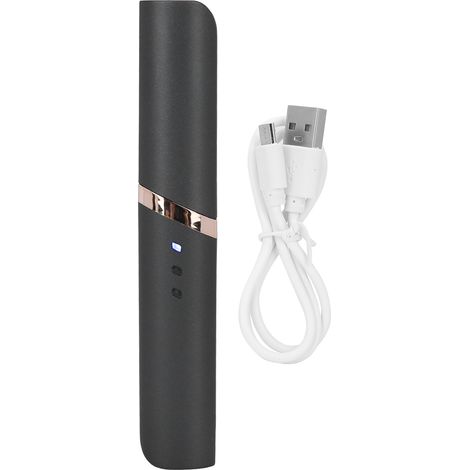 Recourbe-cils électrique noir chauffant longue tenue, outil de cils permanent rechargeable USB (1/5)